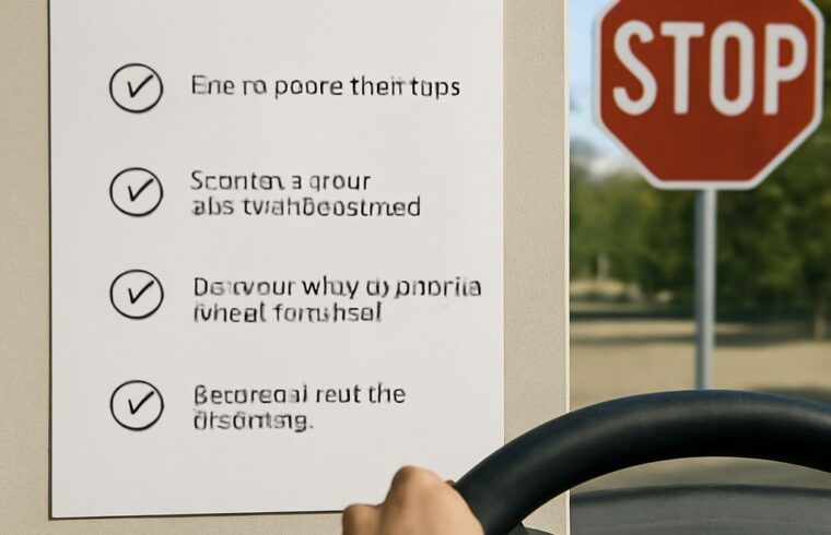 4 way stop and 4 way stop rules