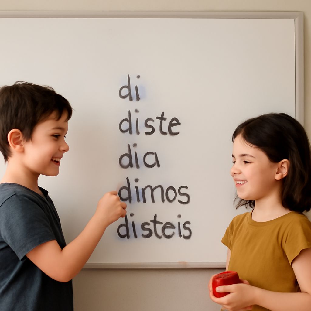 Understanding dar preterite and conjugation of dar in the preterite
