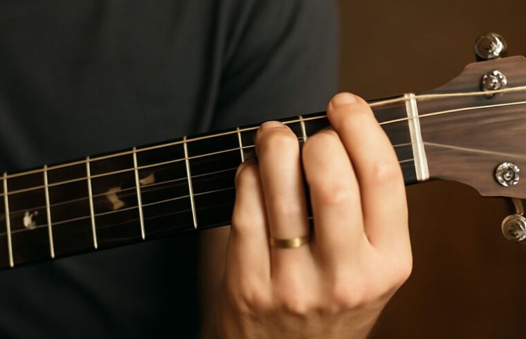Learn how to play fm guitar chord and f# minor guitar chord