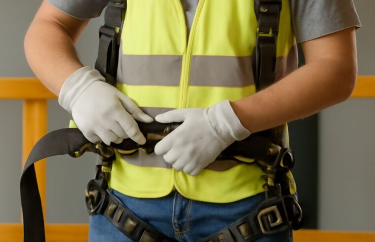 fall protection harness and construction safety harness