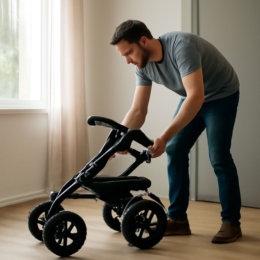 Scooter for broken foot and knee wheelchair solutions