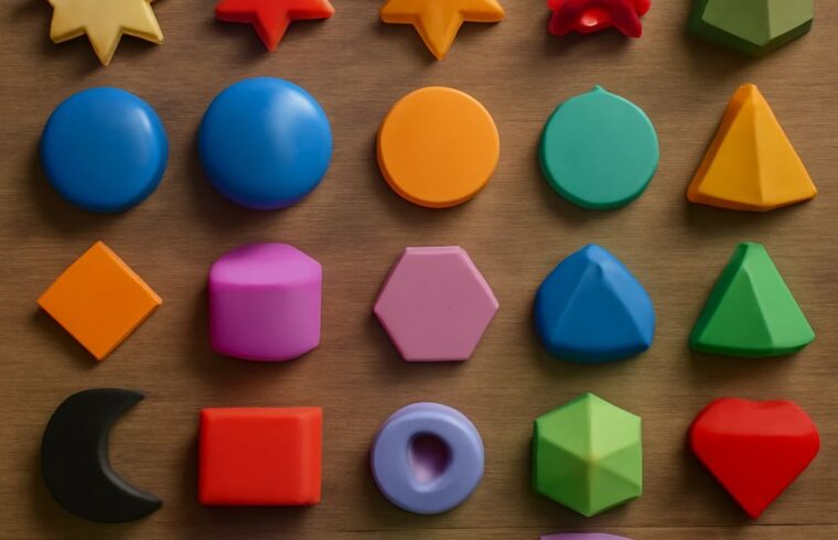 An array of shape names displaying names of different shapes