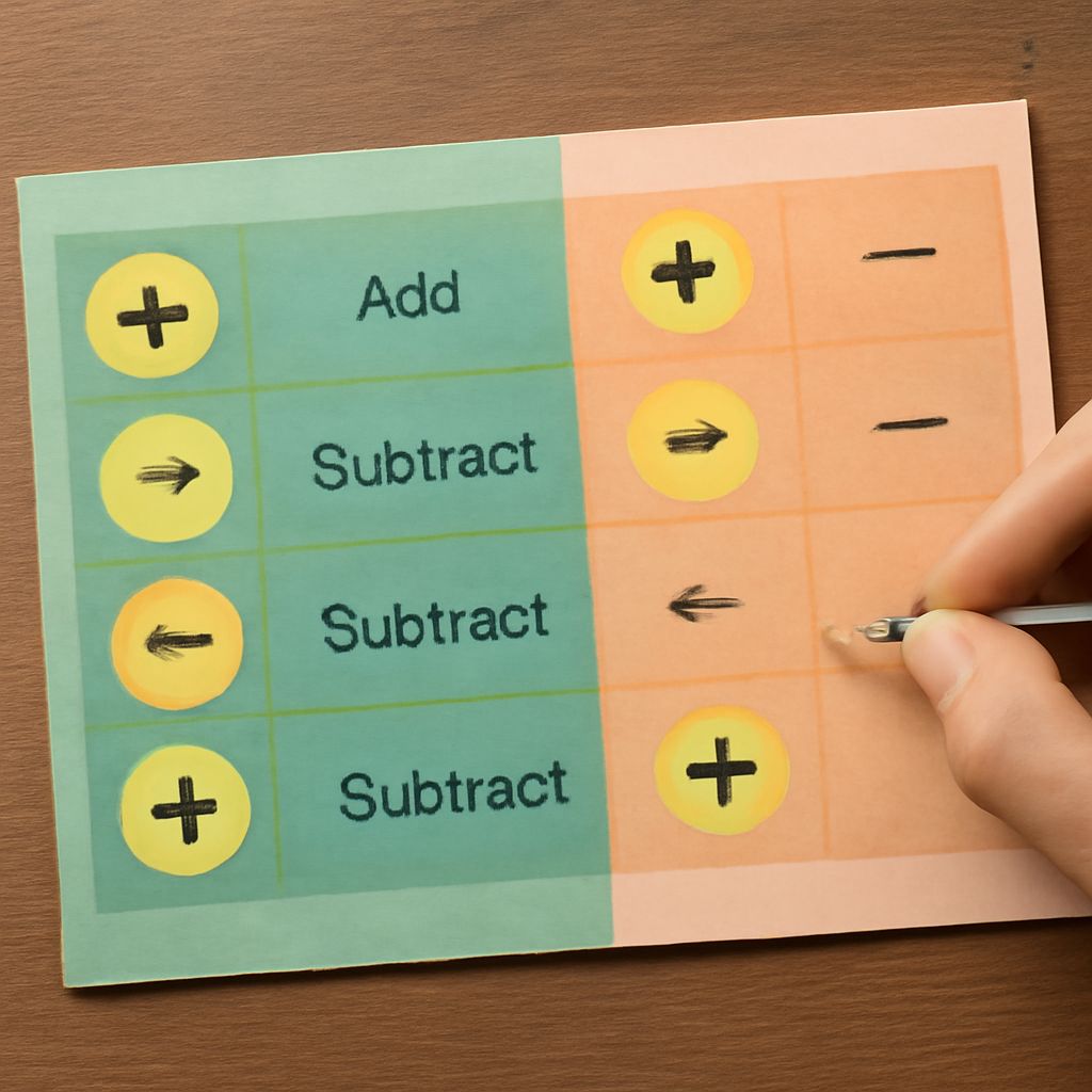 Adding and subtracting integers with integer addition and subtraction