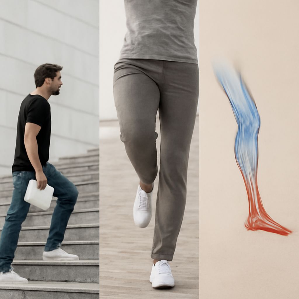 Knee crutches and hands free crutch options