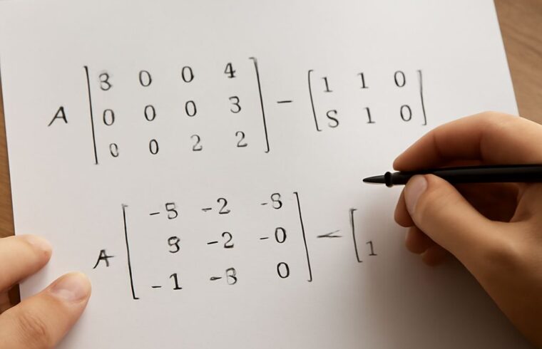 Illustration of diagonalize matrix calculator and diagonalization calculator