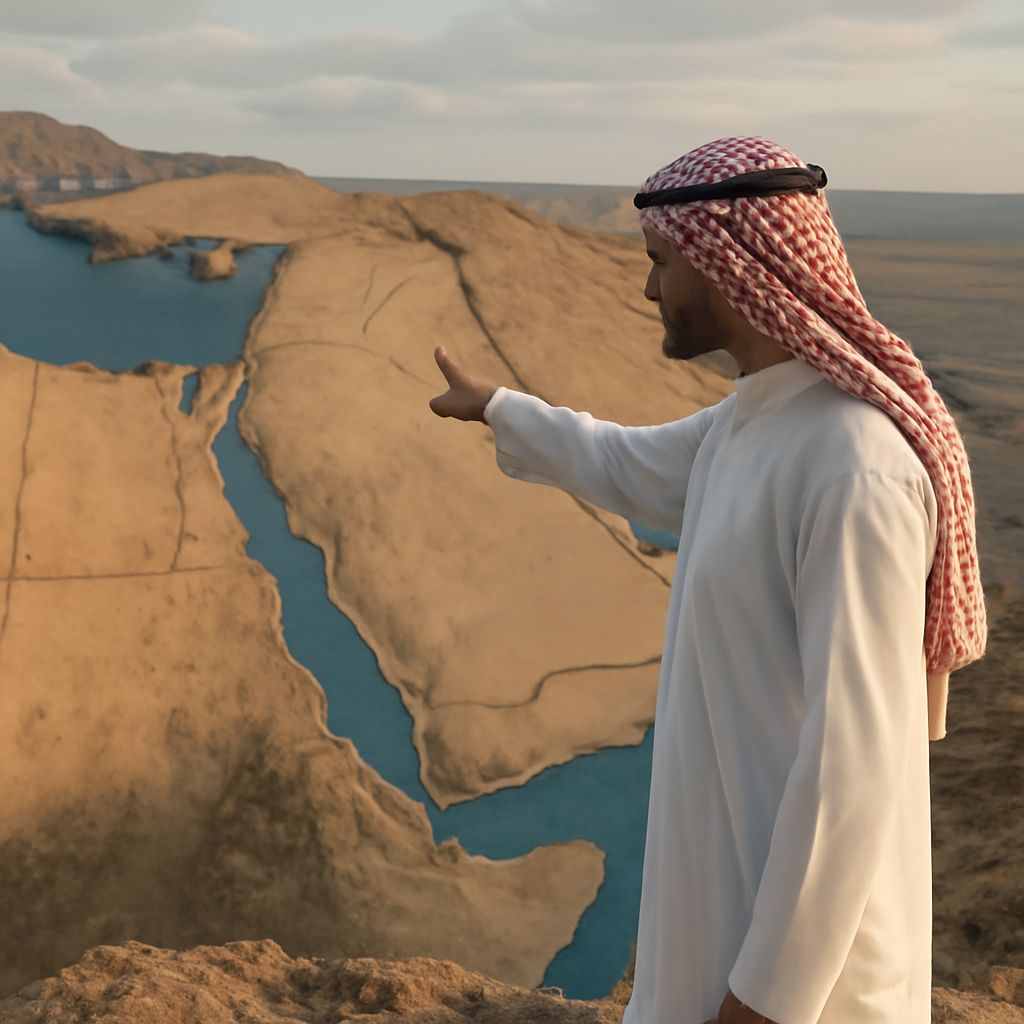 Middle East map quiz and game