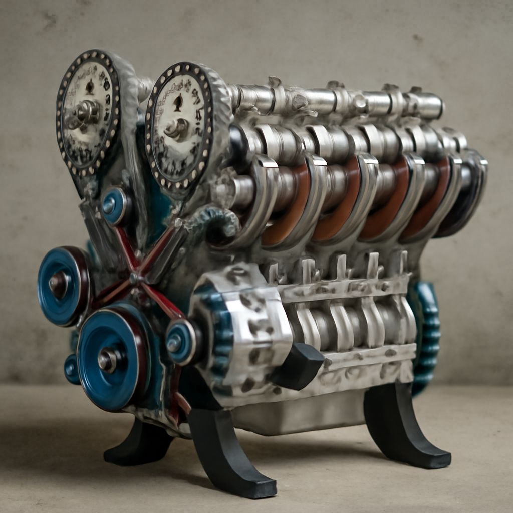 Model engine kits and working engine model kit