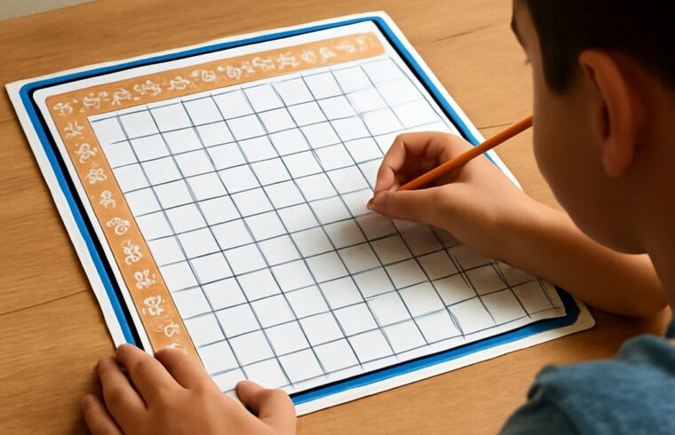 multiplication grid and blank times table