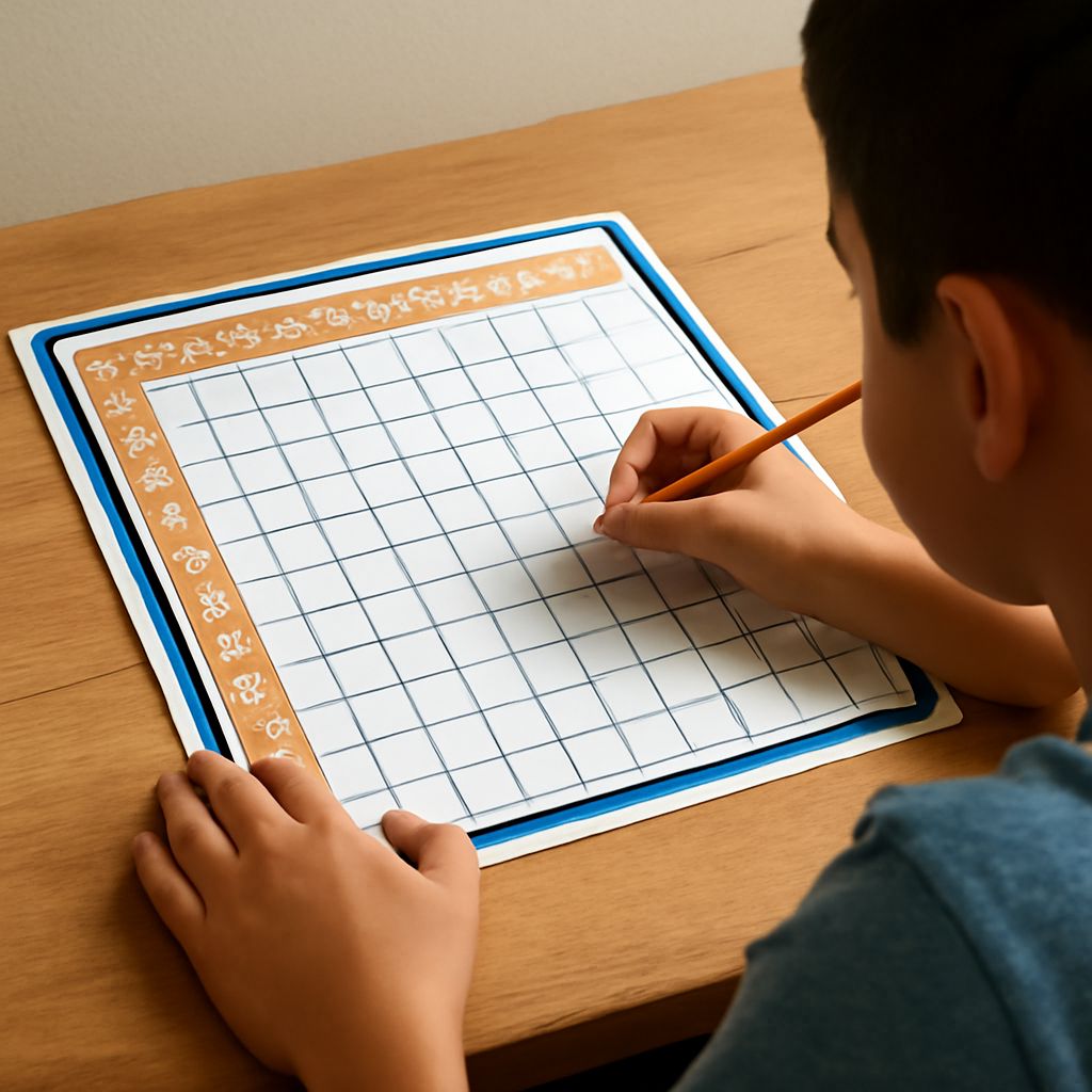 multiplication grid and blank times table