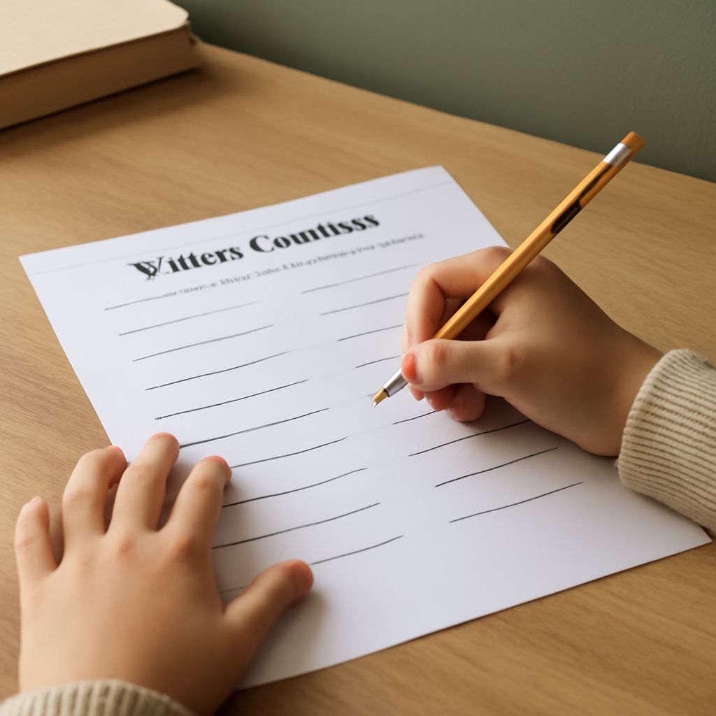 Illustration of K1 and K4 worksheets for learning