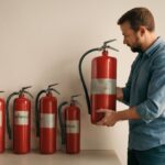 Class C fire extinguisher for electrical safety and types of fire extinguishers ABC