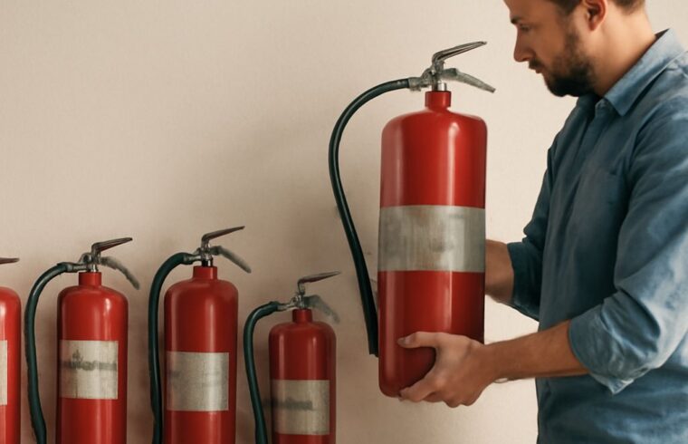 Class C fire extinguisher for electrical safety and types of fire extinguishers ABC