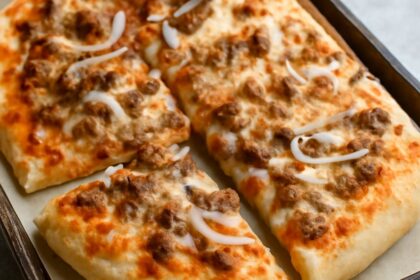 School pizza, rectangle school pizza