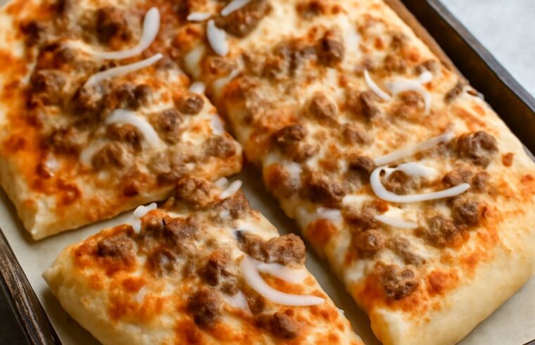 School pizza, rectangle school pizza